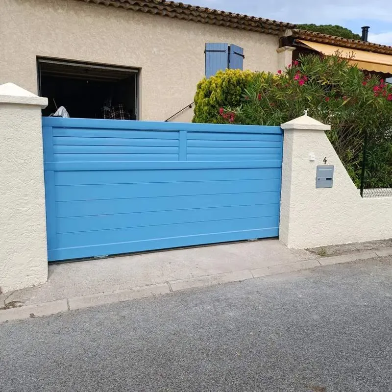 portail aluminium motorisé